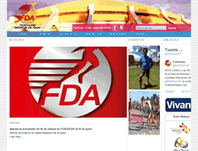 Tablet Screenshot of fedeazuay.com